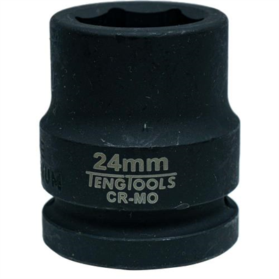 Teng 3/4in Dr. Impact Socket 24mm DIN