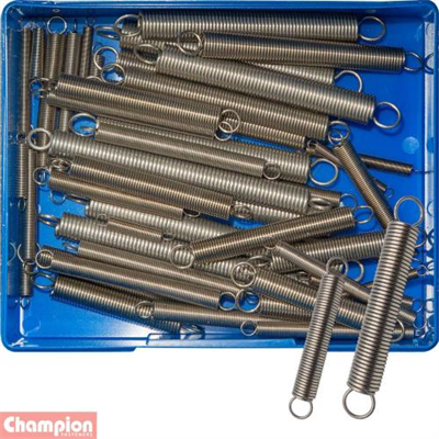 Champion 48pc Extension Spring Assortment – S/Steel