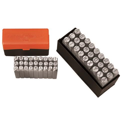 Groz Letter Punch Set, 4mm