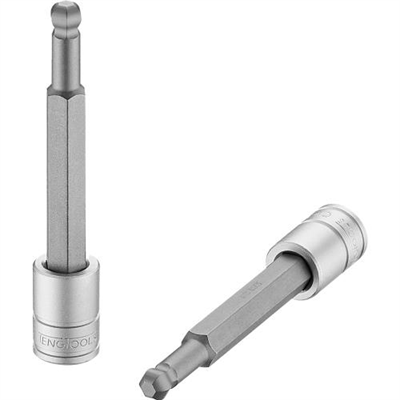 Teng 3/8in Hex Bit Socket Ball Point Long 8mm