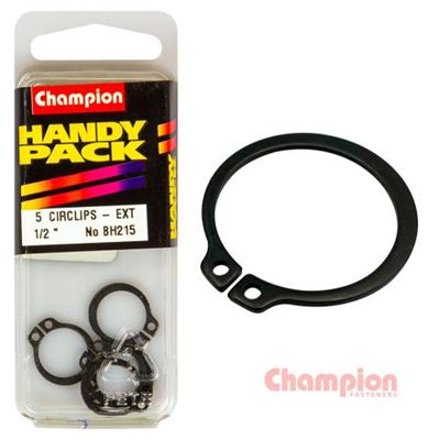 Champion Circlips-External Shaft-1/2in (STW13)