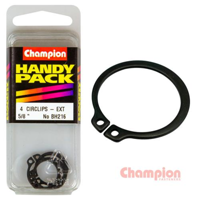 Champion Circlips-External Shaft-5/8in (STW16)