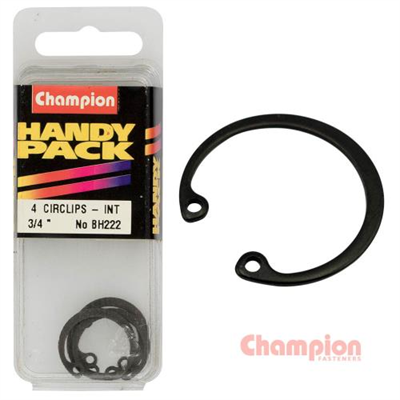 Champion Circlips-Internal Shaft-3/4in (Rtw19)