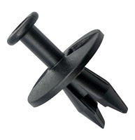 GTi Push Rivet Matte Black 17.5mm x 25mm, 9.5mm Hole