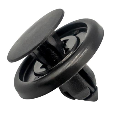 GTi Push Rivet black  20mm x 18.9, 7mm Hole