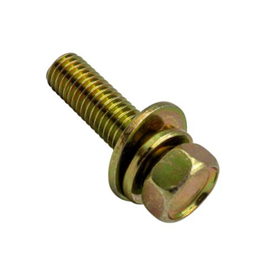 Champion M8 x 30mm Sems HexBolt W/Spring & Flat Washer- 50pk