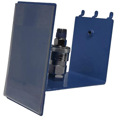 M7 Air Tool Holder for Use in Pegboard - Blue Straight