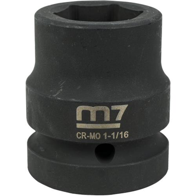 M7 Impact Socket 1in Dr. 1-11/16in