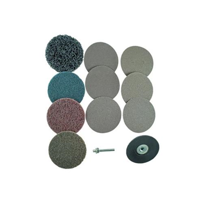 M7 3in Surface Sanding Disc Kit 12pc - Blisters Pack