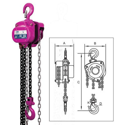 ITM Chain Block-Heavy Duty-1 Ton-3 Meter Lift