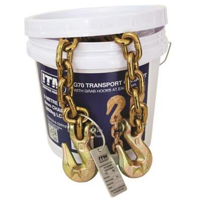 ITM G70 Transport Chain - 3.8 Ton Lashing Cap. - 9M Length