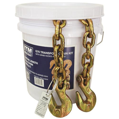 ITM G70 Transport Chain - 6 Ton Lashing Cap. - 9M Length