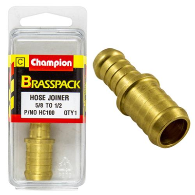 Champion Brass Hose Joiners - Reducing - 5/8in to 1/2in