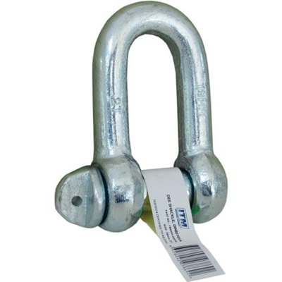 ITM Dee Shackle-Galvanised-0.4 Ton-8mm Body