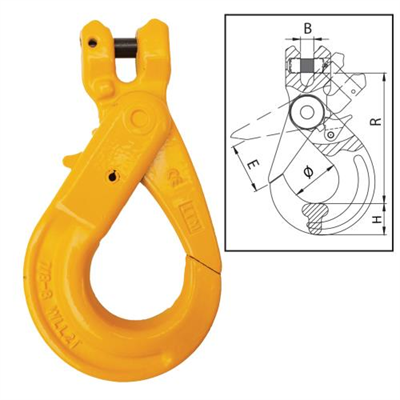 ITM G80 Clevis Self Locking Hook-16mm Chain