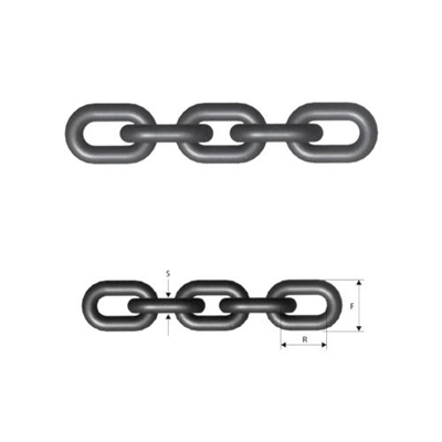 ITM G80 Lifting Chain - Black Tempered - 0.75T - 5mm Body