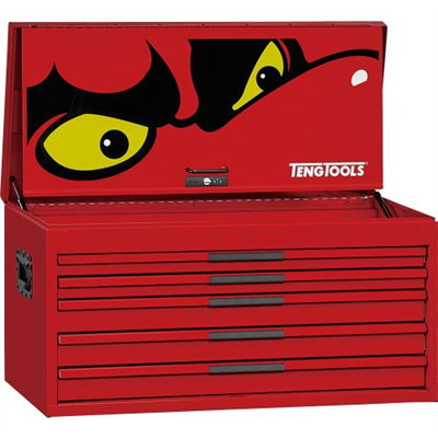 Teng Pro35™ 37in Tool Chest 5 Drawers Red