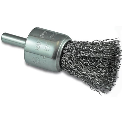 ITM Crimp Wire End Brush HSS 25mm