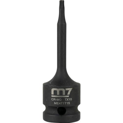 M7 Torx Impact Socket 1/2in Dr. T15