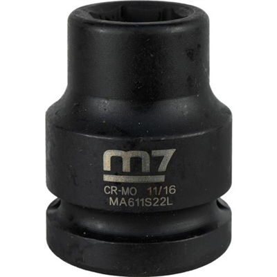 M7 Impact Socket 3/4in Dr. 11/16in
