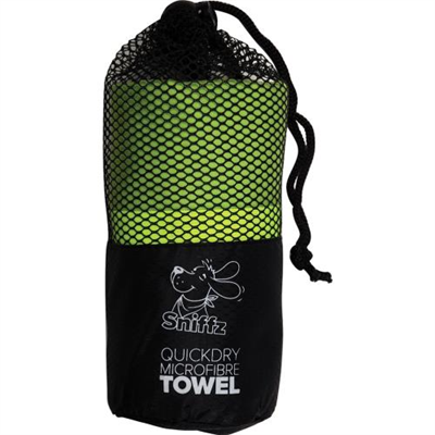 Sniffz Small Microfibre Towels - Green