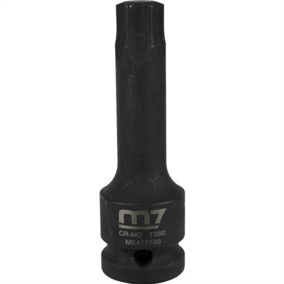 M7 Torx Impact Socket 1/2in Dr. T60