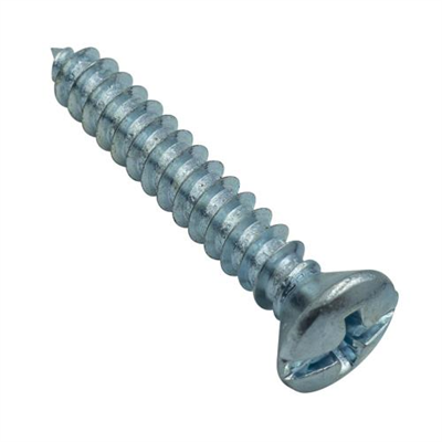 Champion 6G x 1in S/Tapping Screw Raised Head Slot - 100pk