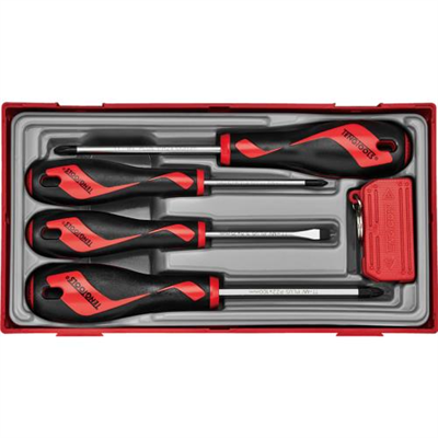 Teng 5pc Screwdriver Set Mixed Including Magnetic Charger
