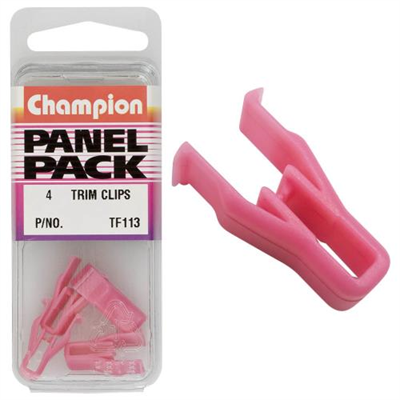 Champion Instrument Panel Clip Pink 4pk