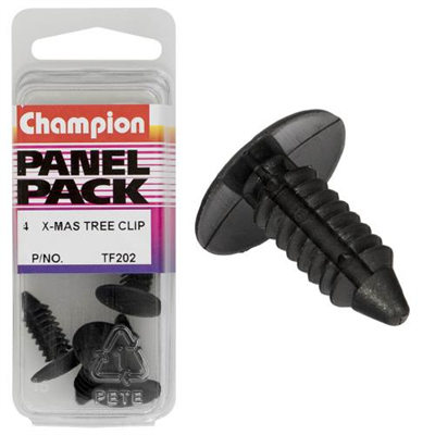 Champion Xmas Tree Clip Black 20mm(L) 17.5mm(HD) 4pk