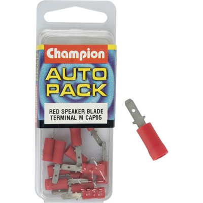 Red Speaker Blade Terminal-Male****