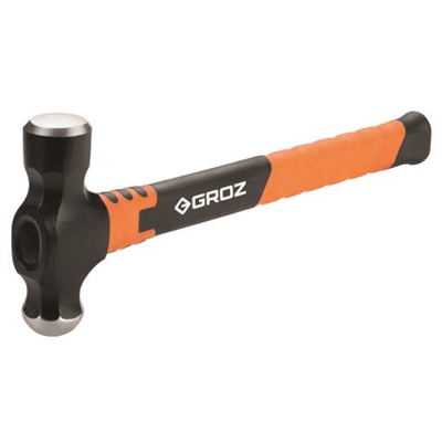 Groz Ball Pein Hammer 24oz - Fibreglass Handle 14in