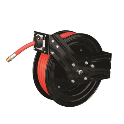 Groz Auto Retractable Air / Water Hose Reel 15M-3/8in BSPT