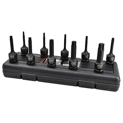 M7 10pc Impact Torx Socket Set 1/2in Dr. T20-T70