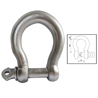 ITM Bow Shackle Commercial Galvanised 8mm Body