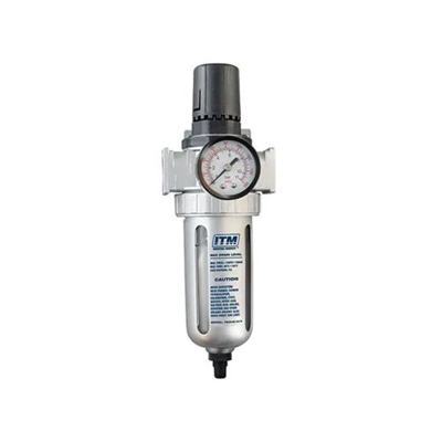 ITM 1/2in Filter Regulator - Heavy Duty Auto Drain