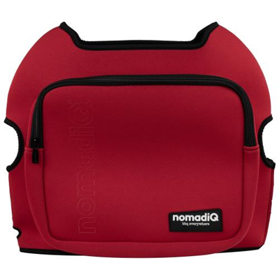 NomadiQ BBQ Neoprene Protective Cover w/ Storage Pocket-Red