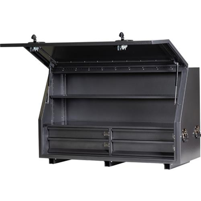 KABoxes 1360 Series 4 Drawers & 2 Shelves - Charcoal Grey