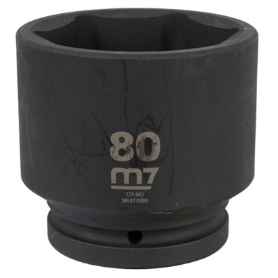 M7 Impact Socket 1in Dr.80mm