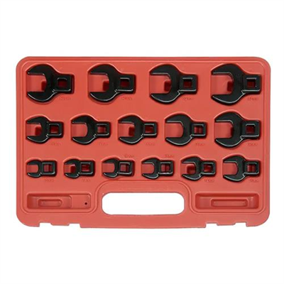 Rytool 15pc 3/8in Dr. Metric Crowsfoot Wrench Set