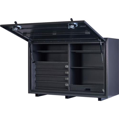 KABoxes 1400 Series 4 Drawer 5 Shelves - Charcoal Grey