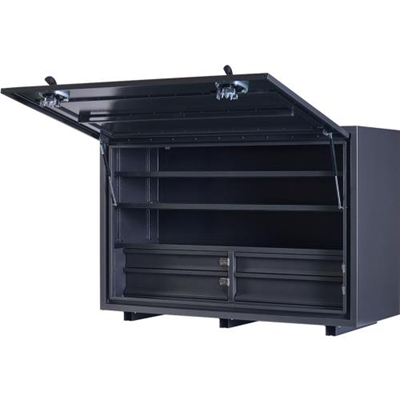 KABoxes 1400 Series 4 Drawers & 2 Shelves - Charcoal Grey