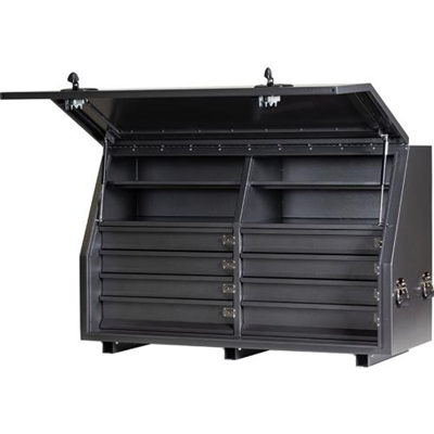 KABoxes 1360 Series 8 Drawers & 4 Shelves - Charcoal Grey