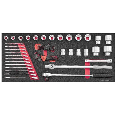 Teng 52pc Sockets 3/4in & Spanner Set FOAM6X6