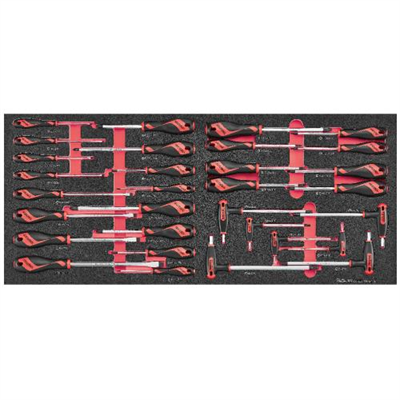 Teng 31pc Screwdriver Set Mixed FOAM6X6
