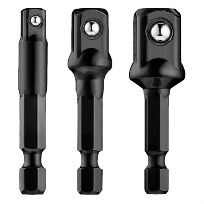 Teng 3pc 1/4in Hex Drive Impact Socket Adaptor Set