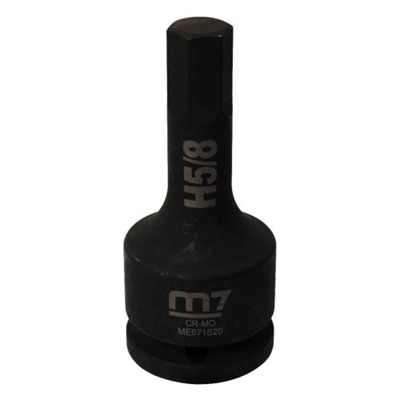 M7 Impact In Hex Socket, 3/4in Drive, 5/8in