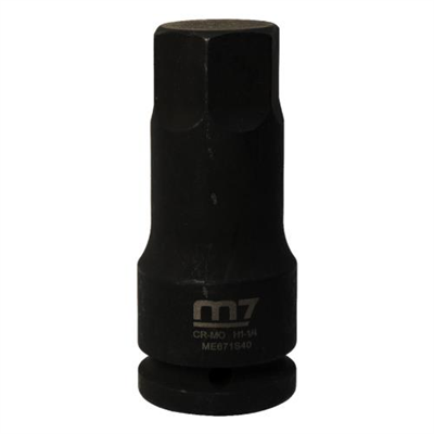 M7 Impact In Hex Socket, 3/4in Drive, 1-1/4in