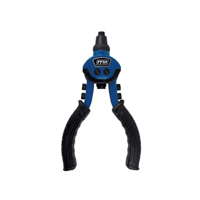 ITM Twin Handle Easy Pull Riveter 3.2-6.4mm Nozzles
