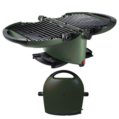 NomadiQ Portable Gas BBQ - Army Green